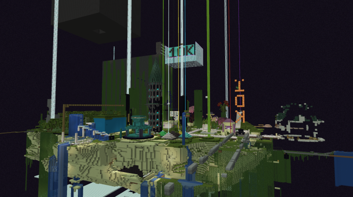 PlayOGNetwork's tweet photo. Yeah, that's the main end island on our RPG SMP. Also in the top left-hand corner is a cube of netherite blocks. Nothing too crazy... right?
Just one of the many things you can do within this gamemode.

Credits to MaggieDog. https://t.co/ei3KuythvR