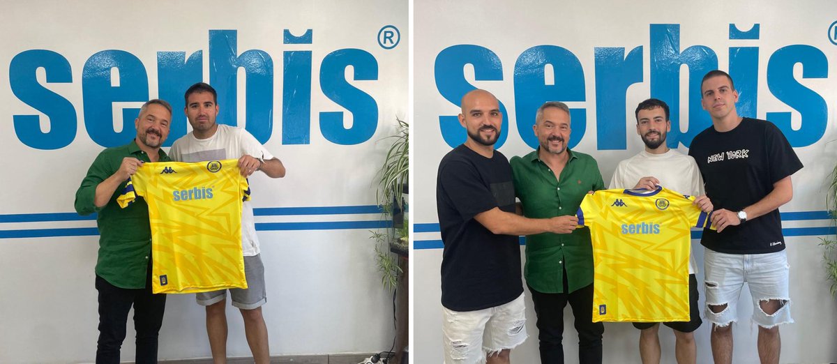 Serbis_Poceria's tweet photo. Serbis acaba de renovar el acuerdo de patrocinio alcanzado la temporada pasada con la Agrupación Deportiva Fútbol Sala Alcorcón @ADAlcorconFS. La alianza irá un paso más allá este año, cuando Serbis dará nombre al equipo juvenil de División de Honor del club https://t.co/WdY588pYIZ