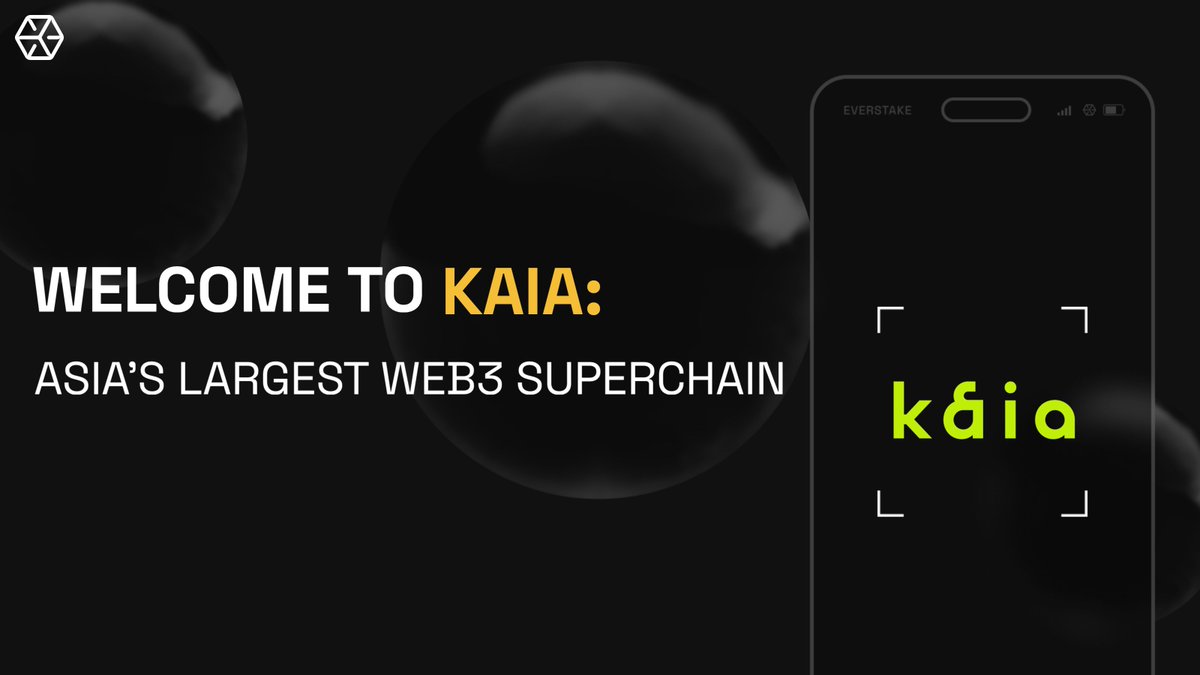 1/4 Congratulations to <a href="/KaiaChain/">Kaia</a> on the successful mainnet launch 🎉

Kaia is the newly launched L1 superchain that is the result of a chain merge between Klaytn and Finschia.