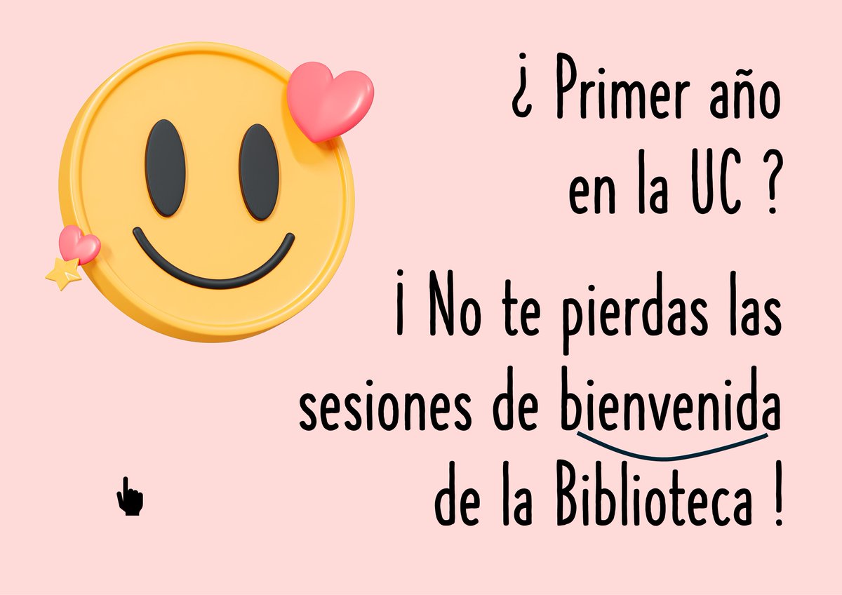 BUCantabria (@bucantabria) on Twitter photo ¡Empezamos el curso!
Si eres nuevo o nueva en la <a href="/unican/">Universidad de Cantabria</a> te conviene conocer la #biblioteca pronto, porque te va a ser útil: ven a nuestras actividades de bienvenida, pídenos que te expliquemos.
ℹ️ web.unican.es/buc/noticias/d… ¡Empezamos el curso!
Si eres nuevo o nueva en la <a href="/unican/">Universidad de Cantabria</a> te conviene conocer la #biblioteca pronto, porque te va a ser útil: ven a nuestras actividades de bienvenida, pídenos que te expliquemos.
ℹ️ web.unican.es/buc/noticias/d…