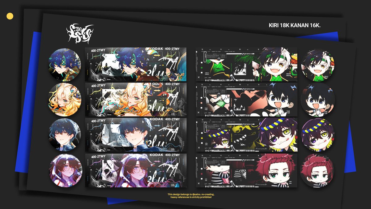 salno's tweet image. HELP REPOST, MAKASIH.

44 layout ready stock anime 2D, dapet ava PNG + JPG, payment QRIS! Harga tertera yaa, langsung DM kalo mau jajan yaa!

Yuk jajan, terima kasih! #zonauang