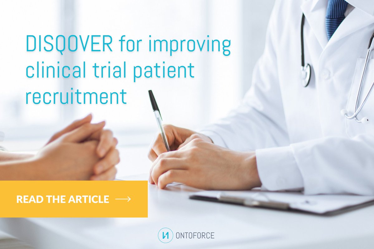 With the evolution of technology and big data, platforms like DISQOVER are revolutionizing the process of recruiting patients for clinical trials. Learn more: ontoforce.com/blog/disqover-…