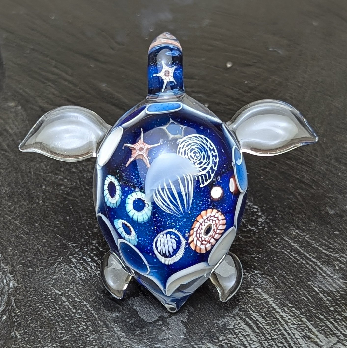 TOMOMATSU ハンドメイド ペンダント ガラス 怪物 モンスター