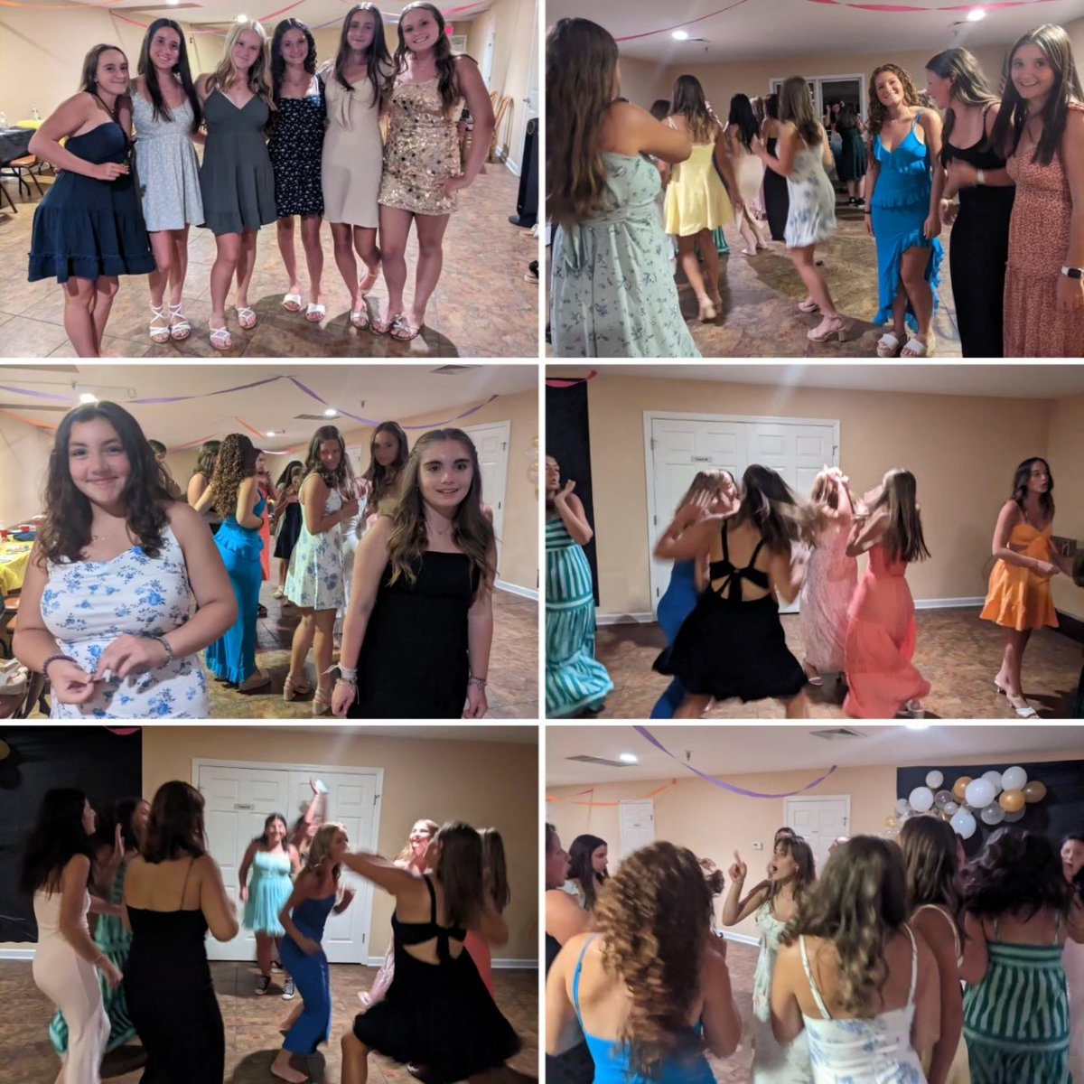 Coach_Provost's tweet photo. #WMFH Opening Dinner 🍽️ 🏑 ❤️ Our favorite night prepared by the varsity team filled with dancing, yummy food, getting dolled up, playing Lugie (aka Bingo), and watching our team becoming a TEAM. #CantStopFate https://t.co/FNzt7dsZx6