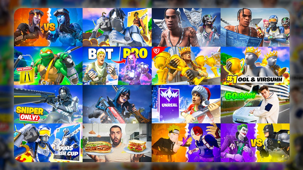 Hey👋

I'm a Thumbnail Designer and I'm looking for more clients to work with!🎨

I have previously worked with @/XenGGs @/venofn @/MuzFN @/MrSavage @/AOSEsport  and many more.    

Portofolio: behance.net/raresfx  

Support is very appreciated!❤️♻️
DM if you are interested📨