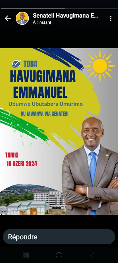 Tuje gusaba amajwi inteko itora abasenateri muri <a href="/RwandaWest/">Western Province I Rwanda</a> . Nyuma ya <a href="/RusiziDistrict/">Rusizi District</a>  kuwa 27/8 na <a href="/Nyamasheke/">Nyamasheke District</a>  kuwa 28/8/2024 tuzakomereza <a href="/KarongiDistr/">Karongi District</a> kuwa 4/9, <a href="/RutsiroDistrict/">Rutsiro District</a> kuwa 5/9, <a href="/NgororeroDistr/">Ngororero District</a> kuwa 11/9 <a href="/NyabihuDistrict/">Nyabihu District</a> kuwa 12/9 na <a href="/RubavuDistrict/">Rubavu District</a> kuwa 13/9