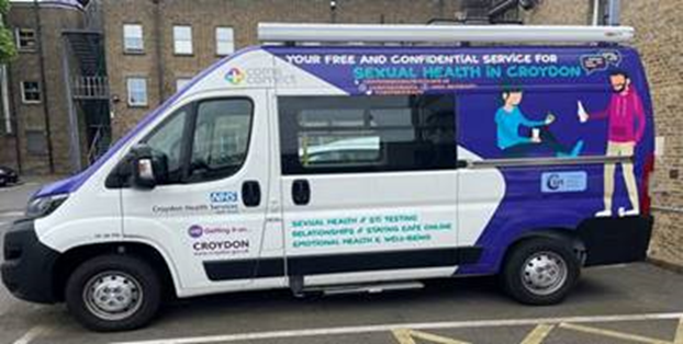 Today we will be in Croydon Town Centre 11.30am - 2.30pm.  It is so important to look after your sexual health.  Today we will offer free STI testing, free condoms and advice/support from our friendly staff.