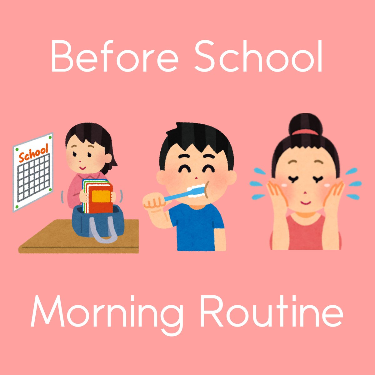 advanceradio835's tweet photo. 19:15~頃 第5週の特別コーナー #BSMR 🌅🏫
Before School Morning Routine
皆の学校行く前に必ずすること、ルー
ティンは🪥✨?
歯磨きは踊りながら、洗顔は変顔しなら、教科書の確認は家出る5分前☺️
皆のBSMRおしえてー!
#FM宝塚 https://t.co/mZQX7fv9r7