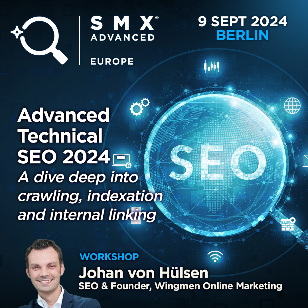 Join our #SEO workshop with Johan von Hülsen to master #crawling, #indexation, internal #linking, and technical SEO. Gain confidence and tackle key challenges in just one day.

ow.ly/Mpxc50T7vq9

#smxadvanced