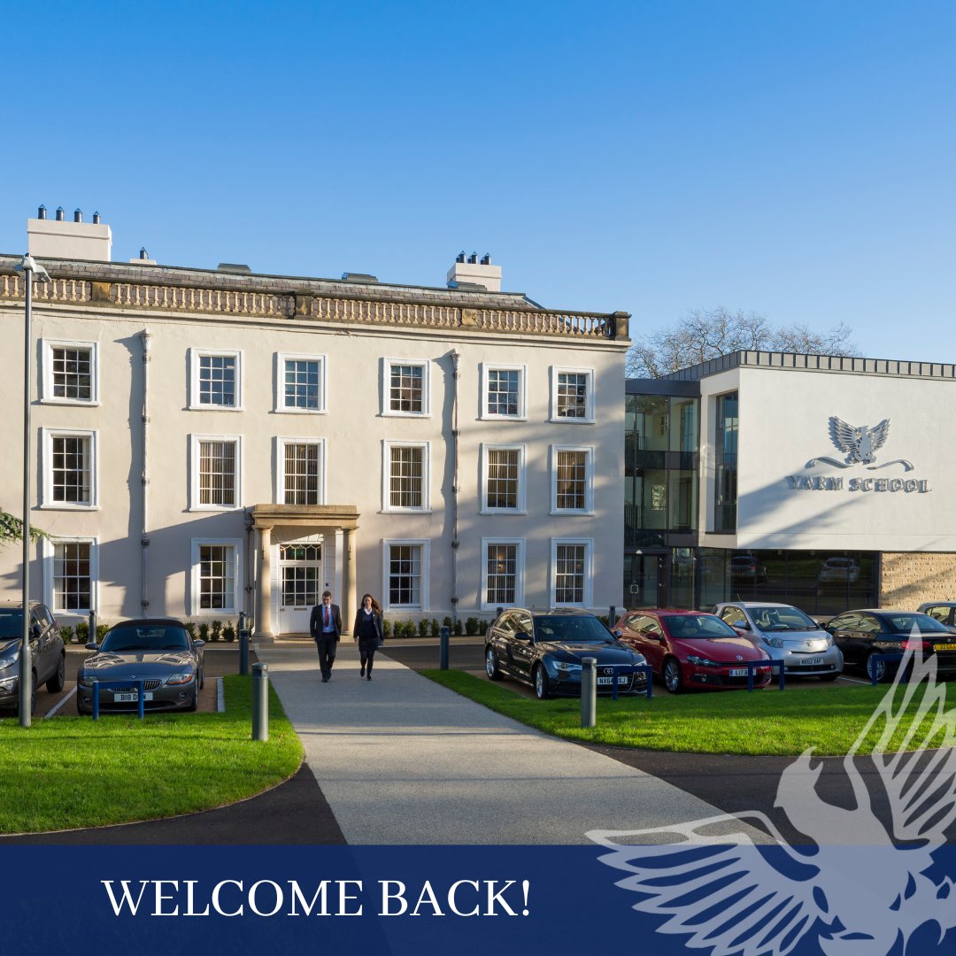 A warm welcome back to everyone at Yarm School. 

We hope you all had a lovely summer break and are looking forward to an exciting and busy term ahead!

#WelcomeBack #NewSchoolYear #WeAreYarmSchool