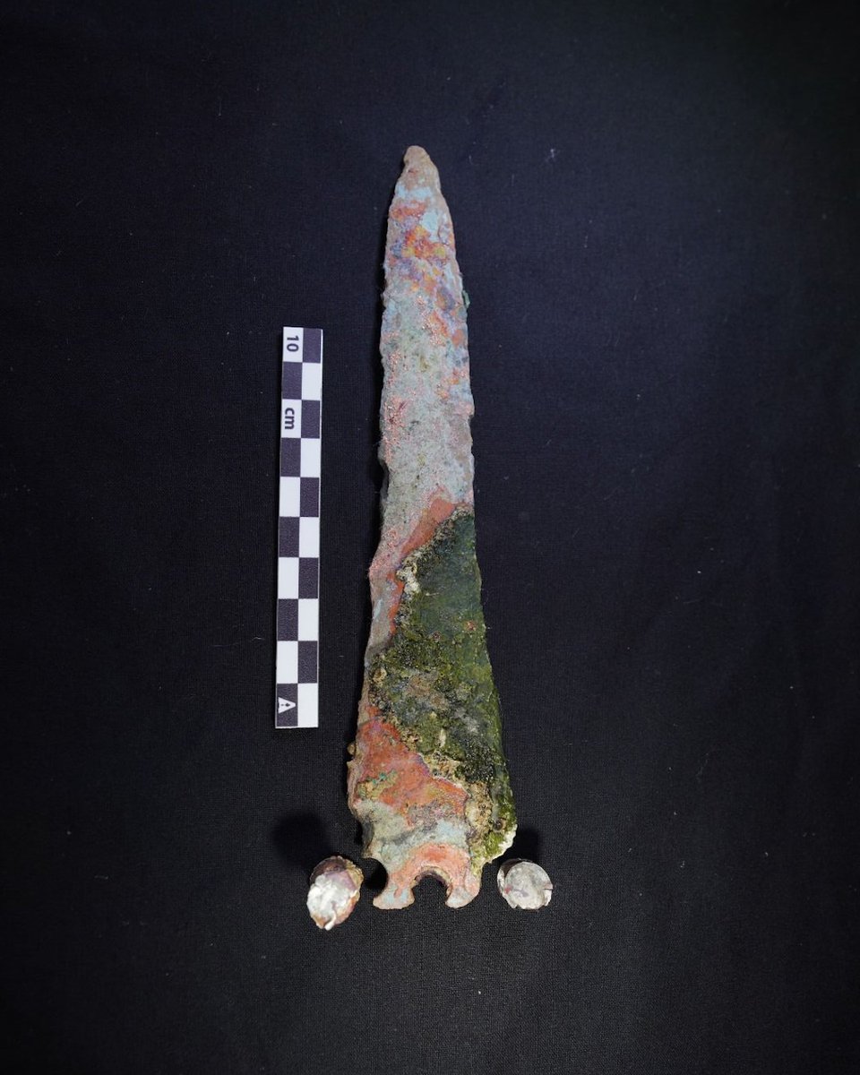 🔍 Antalya'da, Akdeniz’in derinliklerinde 3.600 yıllık bir hançer gün ışığına kavuştu! 🗡️

Antalya’nın Kumluca ilçesi açıklarında gerçekleştirilen su altı kazılarında, Girit-Minos uygarlığına ait gümüş perçinli bir tunç hançer keşfedildi.

✨ Bu olağanüstü buluntu, sadece