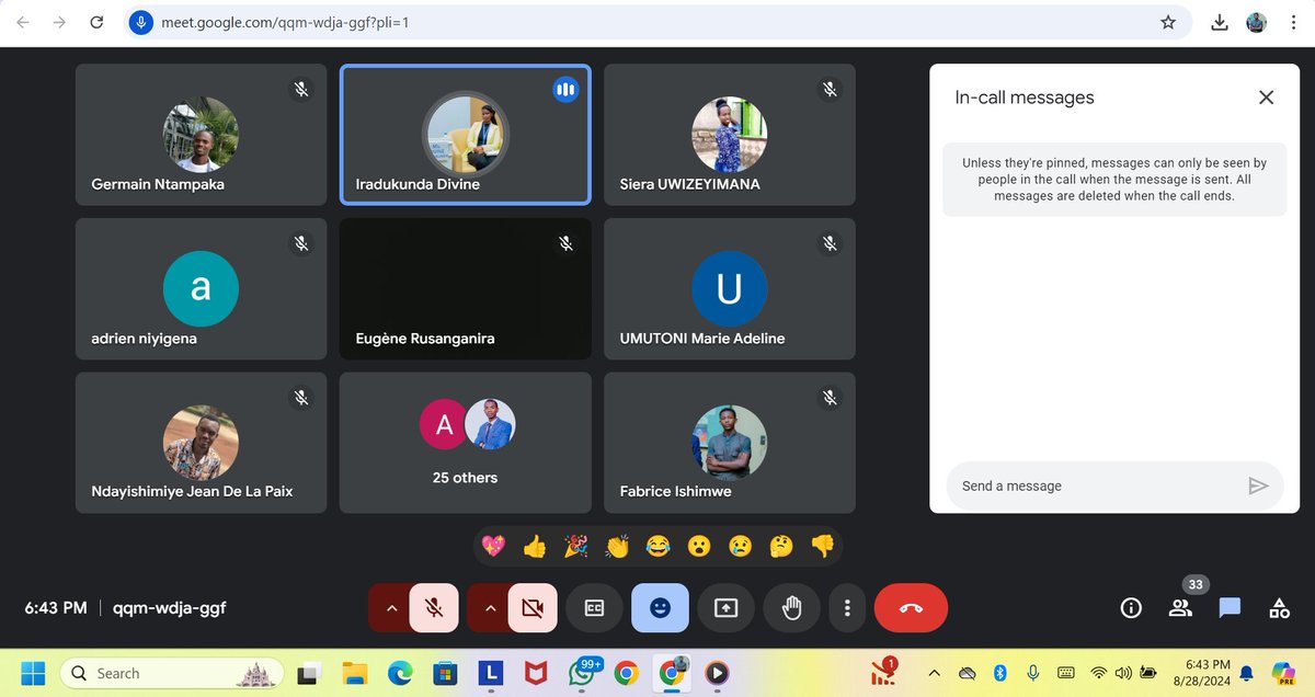 Yesterday we have had a successful online webinar about the concept of adverse drug events and reporting systems in Rwanda. We gained insights from <a href="/Phn/">vanessa</a> Lazare Ntirenganya, and we are committed to host more webinars ahead to rise awareness!
##HealthyForAll 
#MedicineSafety