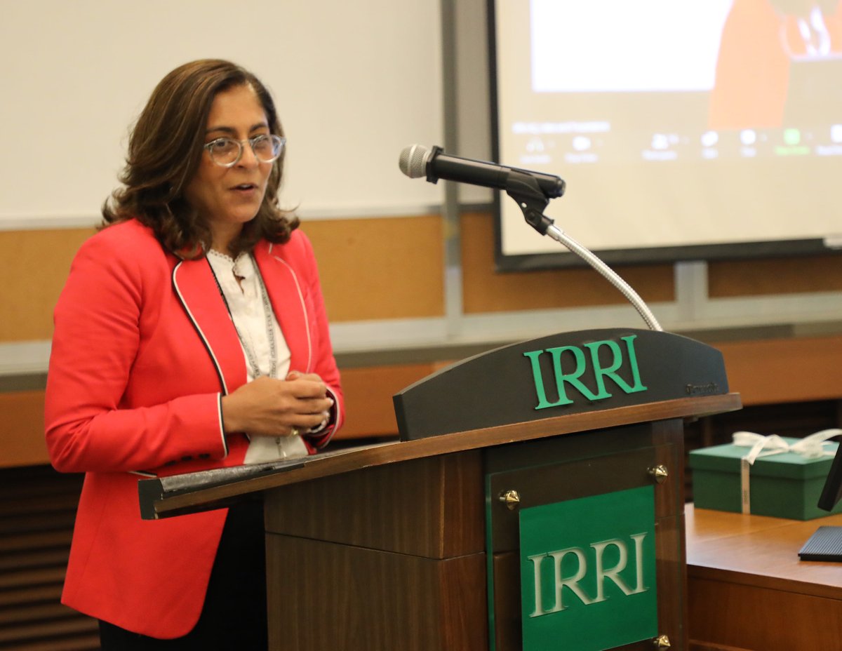 irri's tweet photo. #WEBINAR: The CORRA Secretariat hosted an insightful science webinar, led by IRRI Principal Scientist Dr. Jauhar Ali. The event focused on innovative approaches to breaking the yield ceiling of rice, drawing active participation from CORRA members across Asia.

#RiceScience #IRRI https://t.co/gJtHkuYGiU