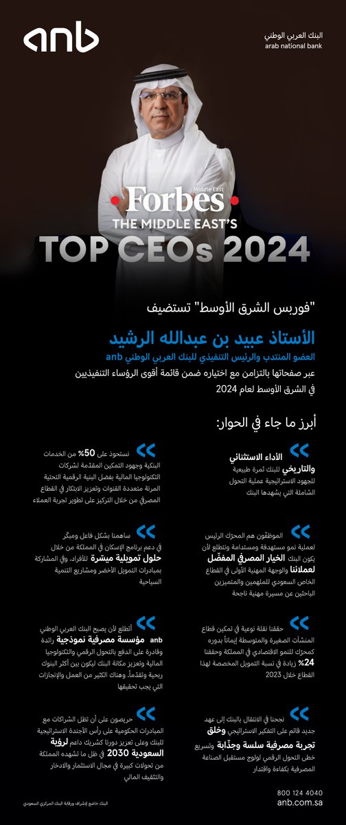 البنك العربي الوطني - anb tweet media