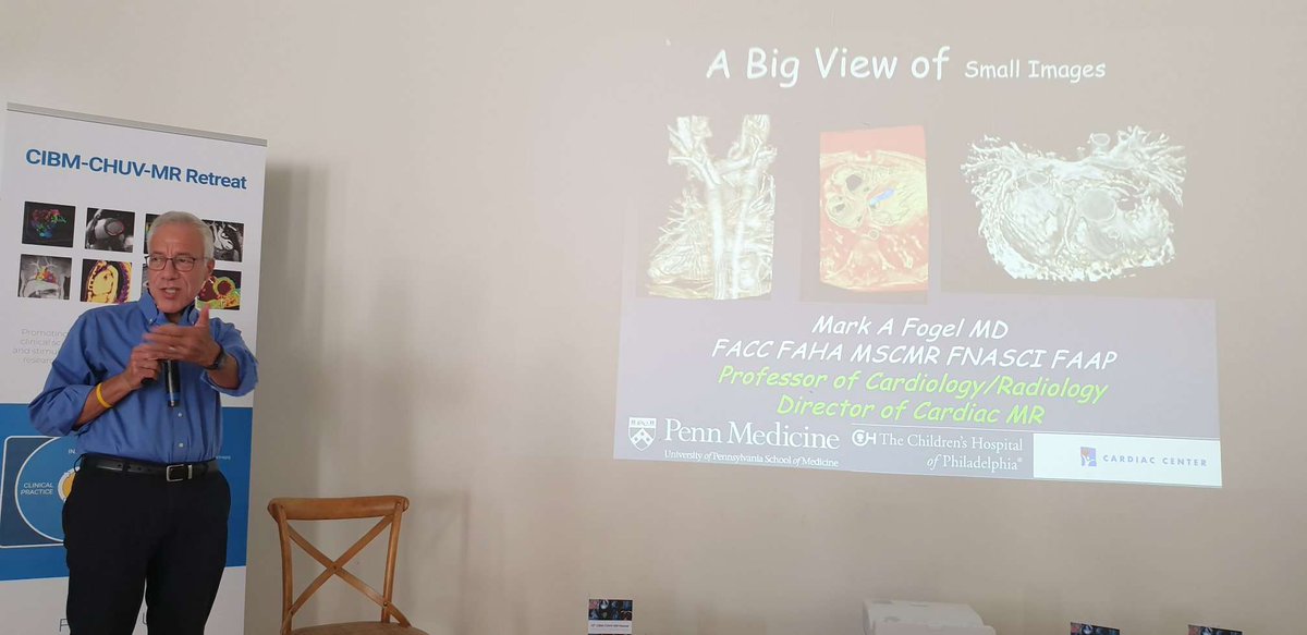 Kicking off Day 3 at #CIBM #CHUV MR Retreat with 'Adventures in Imaging'! 🧭🔬 
From treasure maps of amyloidosis to lessons from SPINS, we're exploring the big and small of #MRI. 
Loving the creative session titles - who said science can't be fun? 😄