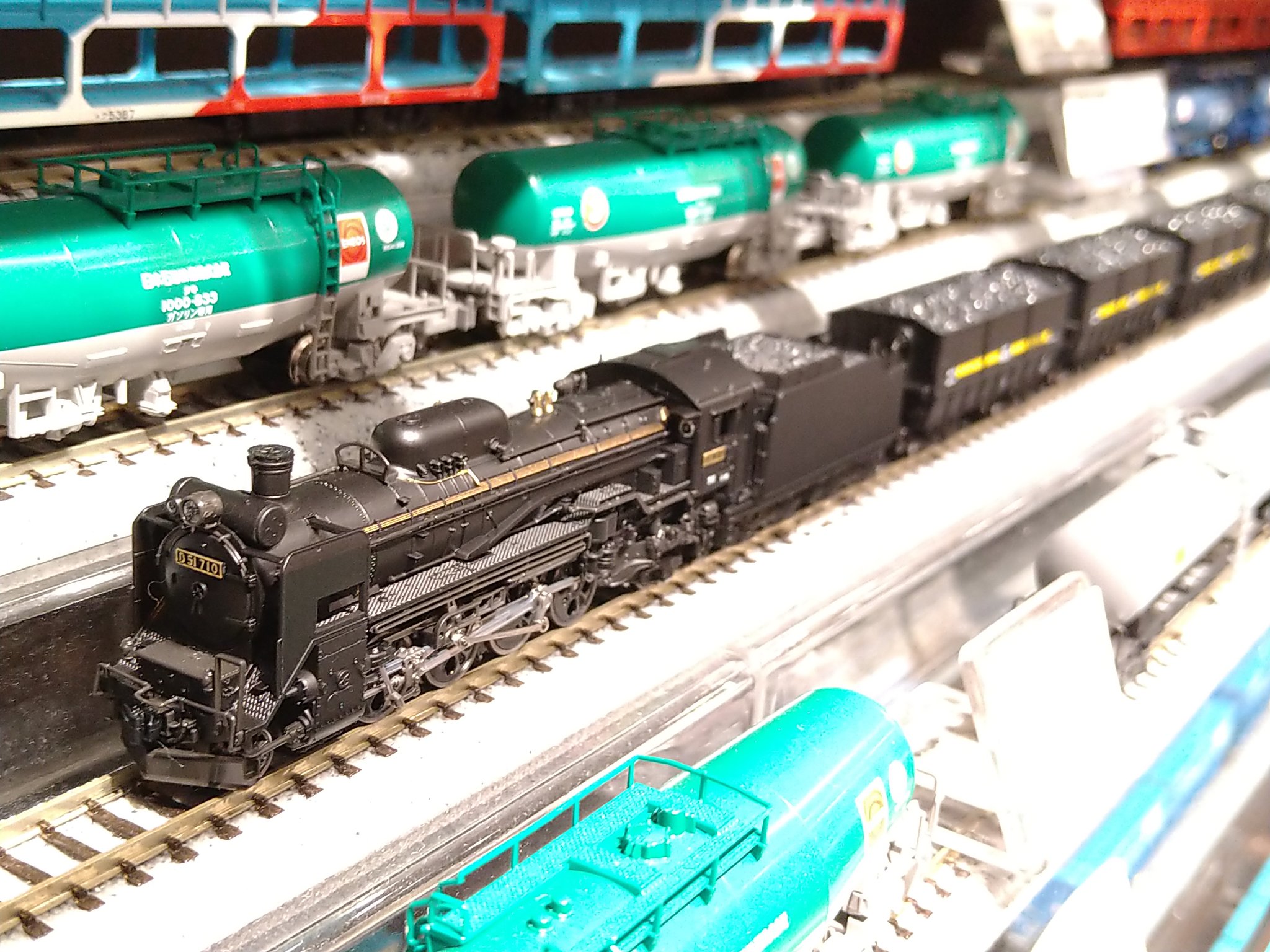 KATO改造品 D51 241+セキ3000(石炭積載)20両+ヨ3500北海道 KATO鉄道模型オンラインショッピング セキ3000（石炭積載