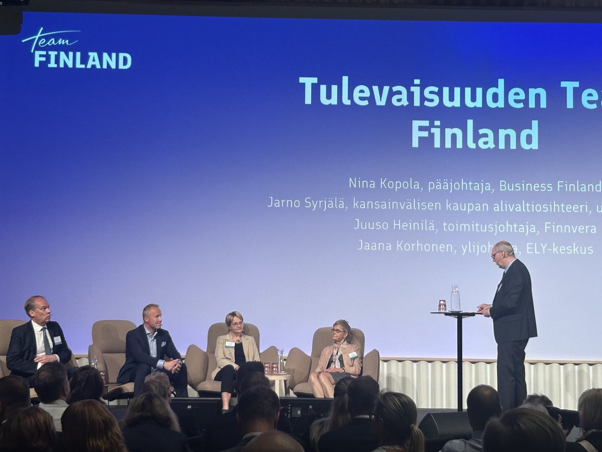 On uuden rakentamisen aika. TKI-panostukset on käännettävä liiketoiminnaksi ja kv-kasvuksi. Yritysten kilpailukyvyn vahvistaminen maailmalla on tärkeää ja tässä me ⁦<a href="/FinnveraFi/">Finnvera</a>⁩ haluamme olla mukana osana TF-verkostoa, toteaa ⁦<a href="/HeinilaJuuso/">Juuso Heinilä</a>⁩ #TFDay2024