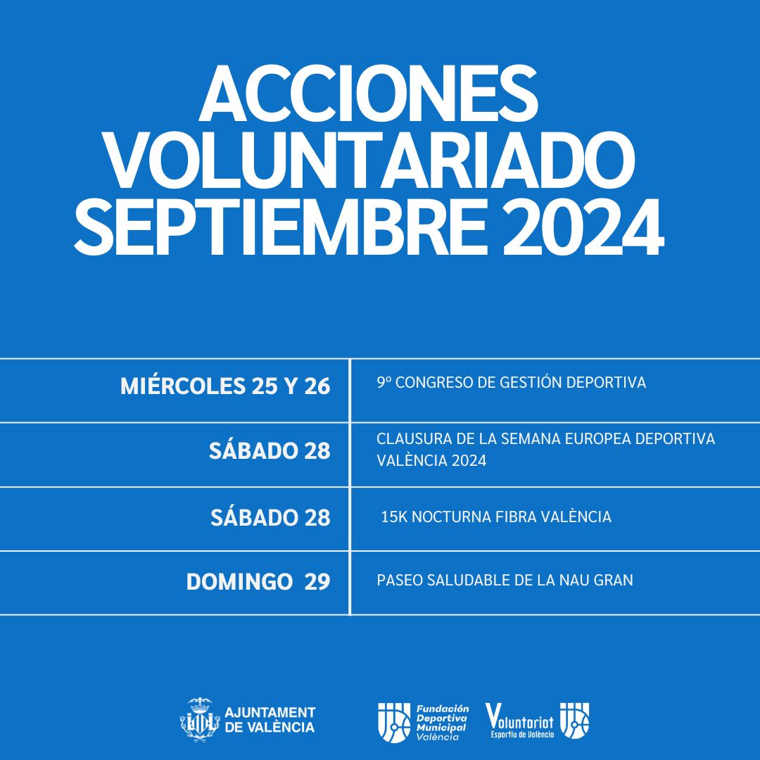 📢 ¡Atención voluntarios! 🗓️ No te pierdas la oportunidad de ser parte de los eventos de voluntariado en septiembre. Visita nuestro sitio web para inscribirte. ¡Juntos podemos hacer la diferencia en nuestra comunidad! 💪 #Voluntariado #Comunidad #HaciendoLaDiferencia