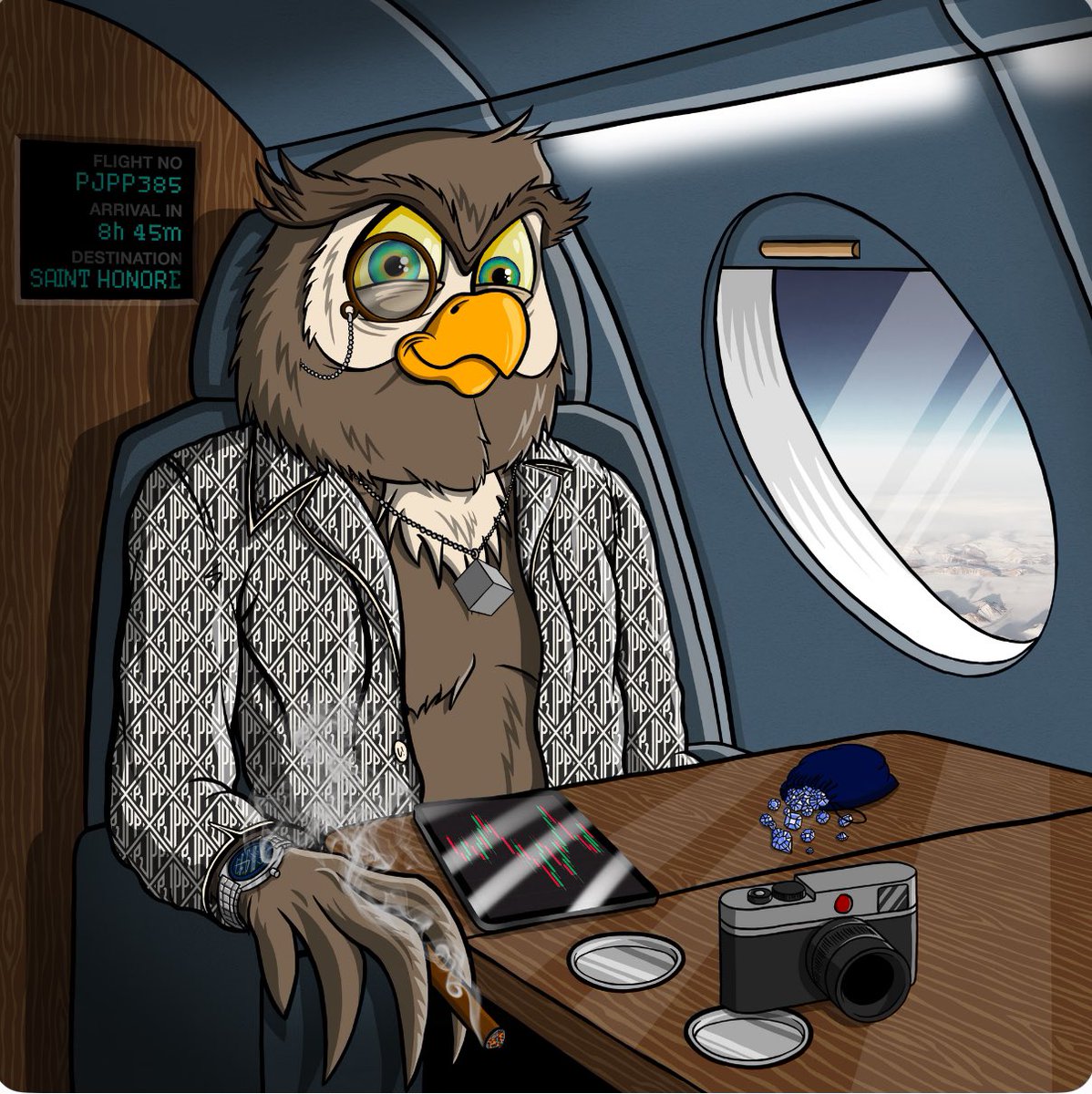 gm gang 🦉

➡️ <a href="/pjpp_club/">Private Jet Pyjama Party</a> with 5'260 owls
➡️ 49 owls left for sale
➡️ floor at 0.097 ETH
➡️ +40.2% last seven days

This is your floor ⬇️⬇️⬇️

Take good care of it - it once belonged to me