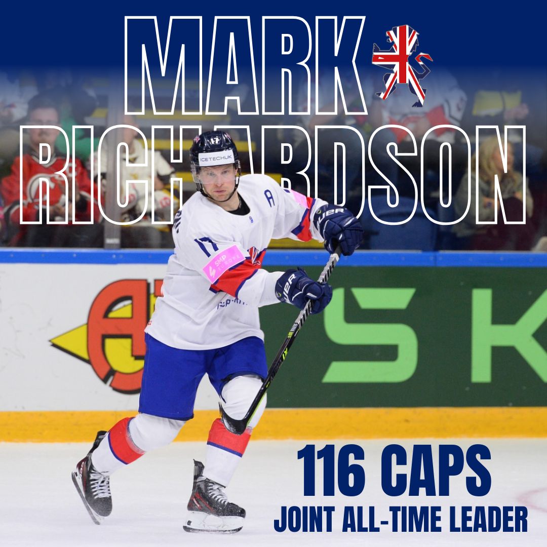 🇬🇧 A special milestone today for Mark Richardson who equals Jonathan Phillips at the top of Great Britain’s all-time appearances on 116 caps.
