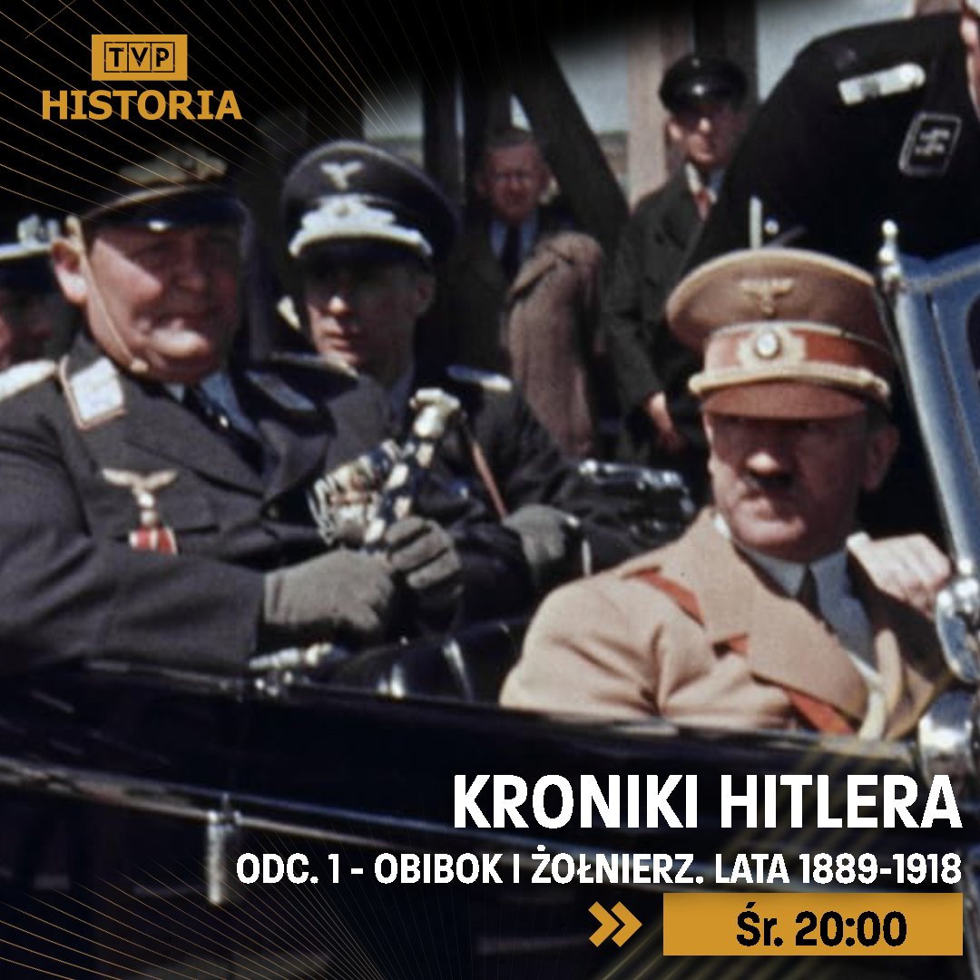 Nie miał matury, pomieszkiwał w noclegowniach i na ulicy, nie podejmował stałej pracy.🩸Jak człowiek znikąd został Führerem i największym zbrodniarzem w historii?
📸W serii "KRONIKI HITLERA" śledzimy jego losy od narodzin aż do śmierci w bunkrze. 1. odcinek już dziś o 20:00.