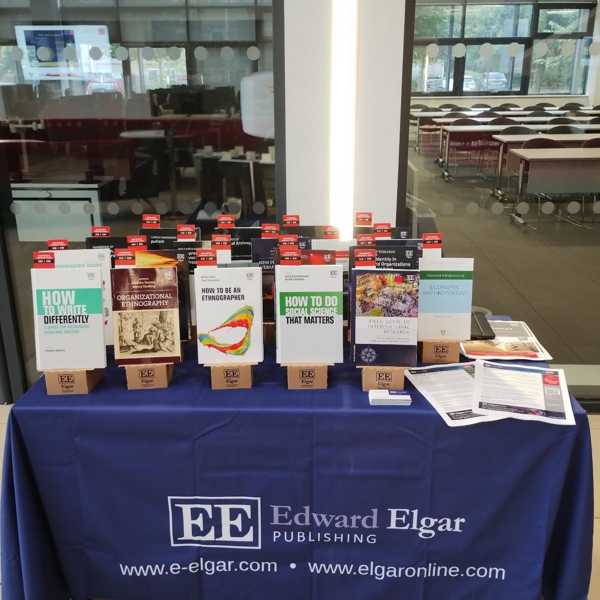 Elgar Business (@elgar_business) on Twitter photo ๐ Attending the 17th Annual Ethnography Symposium at <a href="/cardiffbusiness/">Cardiff Business School</a>?
Visit our stand to explore recently published books with large discounts and meet Beatrice. See you there.
Use code 'ETHN50' on our website for 50% off e-elgar.com/subjects/businโฆ (valid until 2nd Sept) ๐ Attending the 17th Annual Ethnography Symposium at <a href="/cardiffbusiness/">Cardiff Business School</a>?
Visit our stand to explore recently published books with large discounts and meet Beatrice. See you there.
Use code 'ETHN50' on our website for 50% off e-elgar.com/subjects/businโฆ (valid until 2nd Sept)