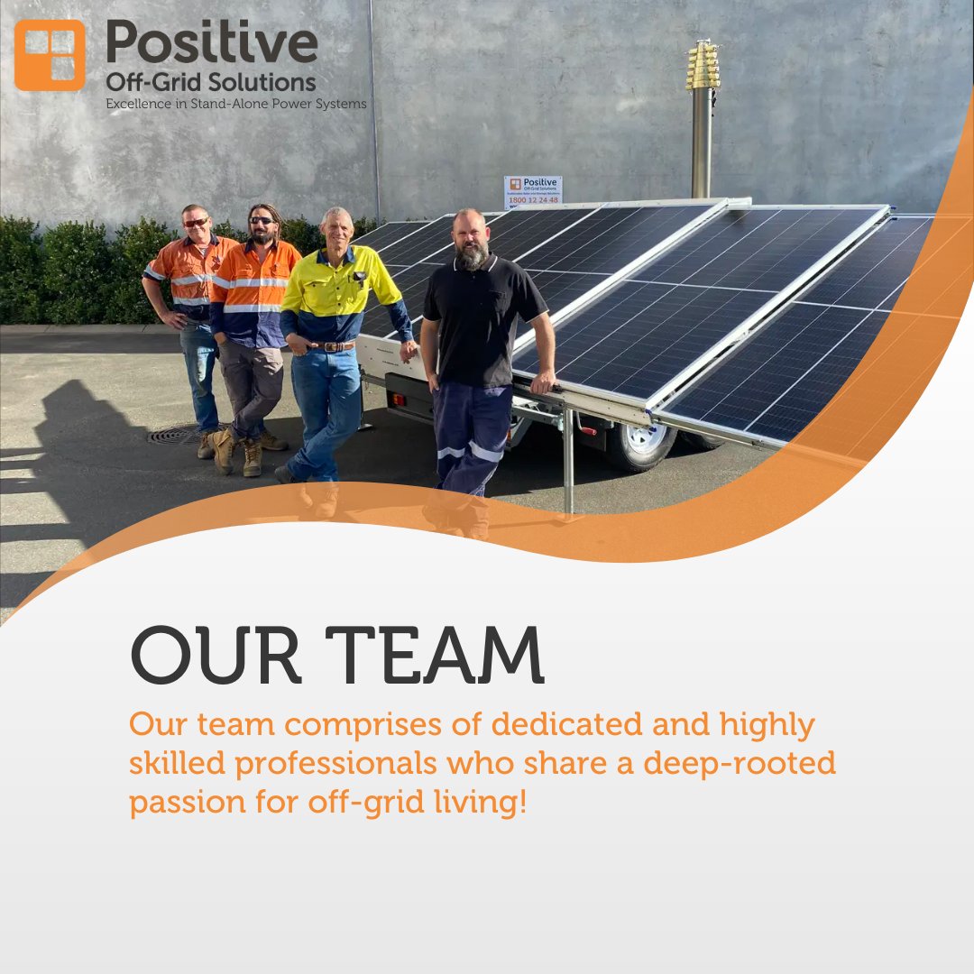positiveoffgrid's tweet image. At Positive Off-Grid Solutions, our strength lies in our team of dedicated and highly skilled professionals who share a passion for off-grid living. 

Contact us:
💡 Call 1800 12 24 48
💡 Email info@positive.net.au
💡 Visit hubs.ly/Q02M_sYM0

#offgridsolar #solarenergy