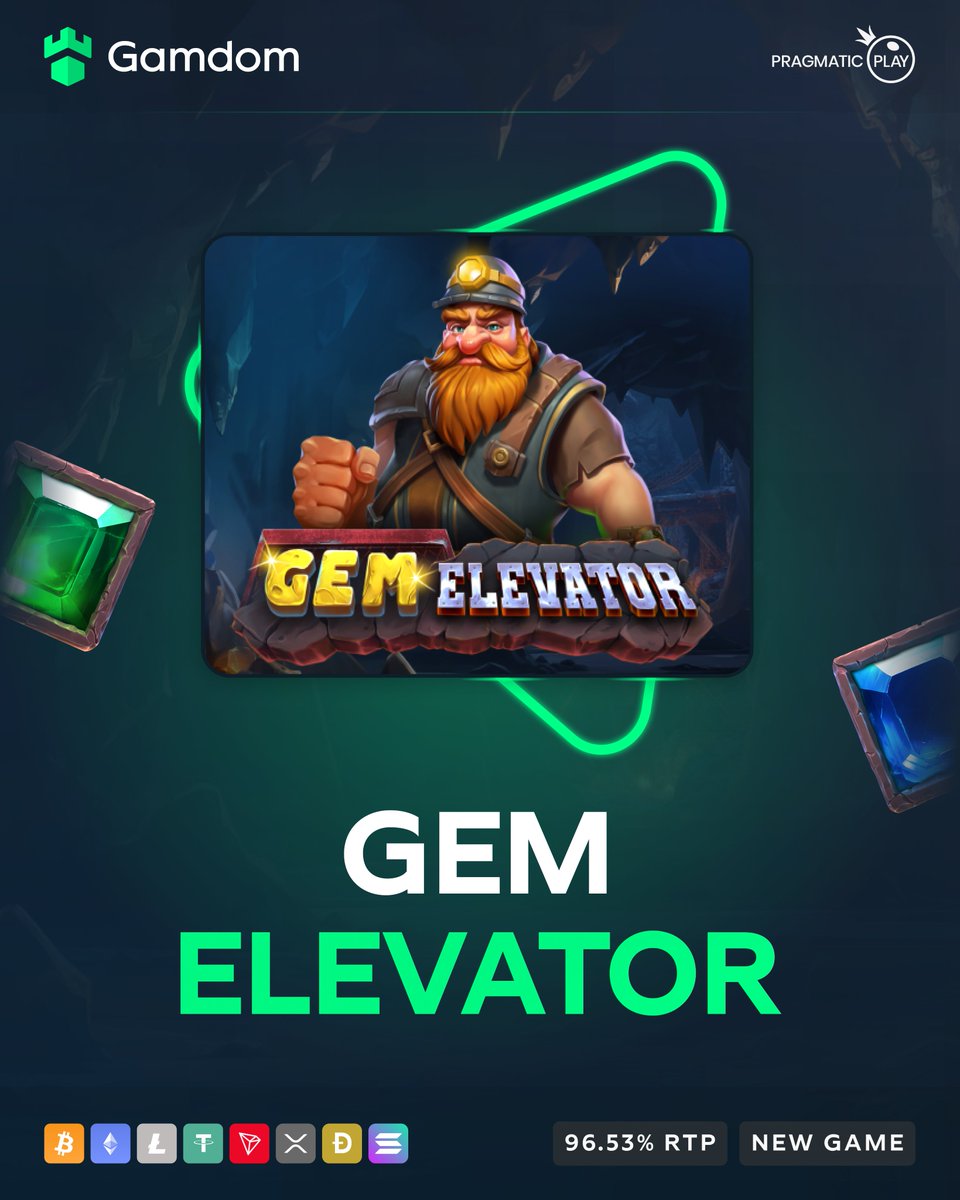 💎 New Game: Gem Elevator by Pragmatic Play! 💎

Explore the depths of the Earth's crust in Gem Elevator  for a chance to win up to 10,000x your bet! ⛏️

-💚 + 🔁 + Tag a friend + Drop your userID for a shot at FREE spins!

🔗gamdom.com/casino/Gem%20E…