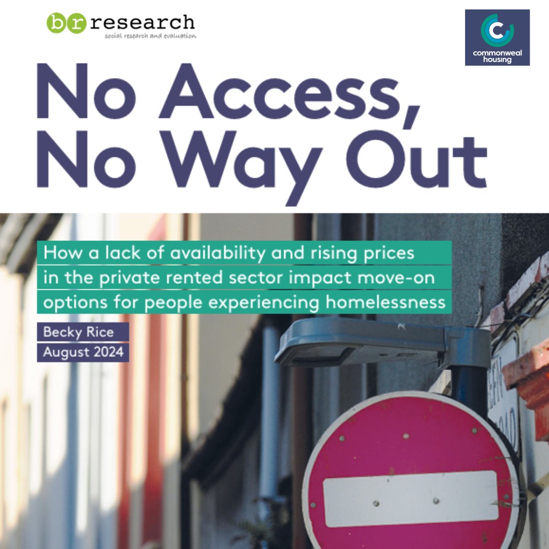 🚨📢New report...

Our new report #NoAccessNoWayOut reveals the harsh realities faced by thousands experiencing homelessness, struggling to access the private rented sector and employment.

Report by independent researcher <a href="/rice_becky/">Becky Rice</a>. 

 More details: bit.ly/3Mospxf