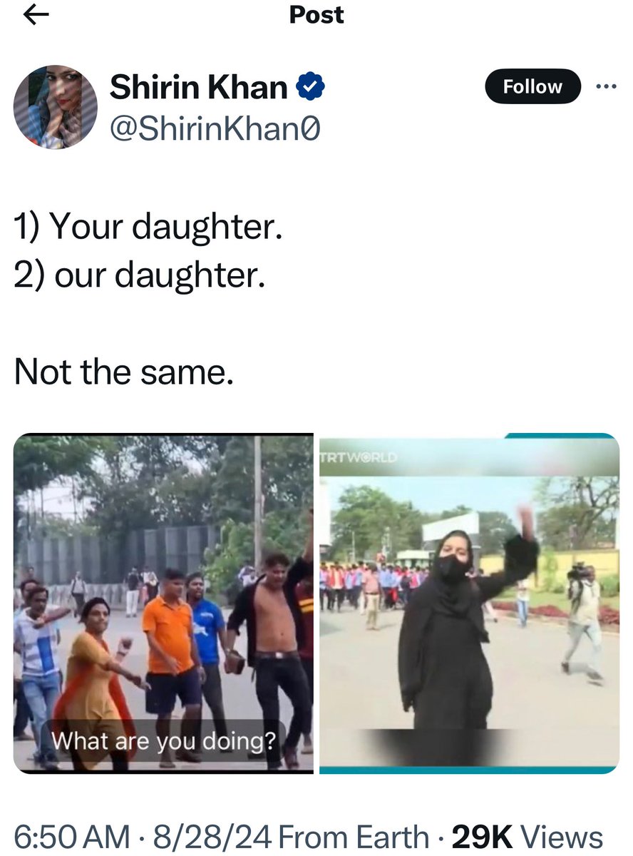 rupamurthy1's tweet photo. Your daughter could become your “daughter-in-law”, but our daughter will never become our “daughter-in-law”. 
So our daughters are NOT the same. https://t.co/lP3Cc83I0B