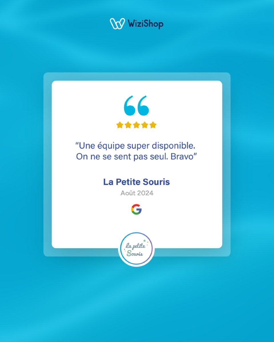 WiziShop_fr's tweet image. ✨ Nous sommes toujours aussi fiers de recevoir vos retours et témoignages ✨

Merci pour votre confiance !

#avisclient #wizishop #ecommerce #satisfactionclient
