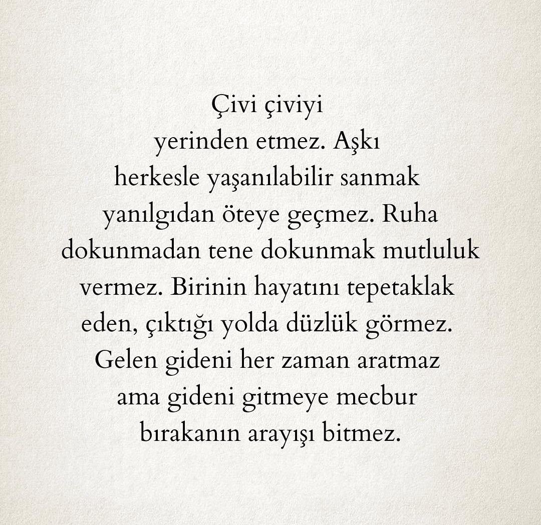Okuduğum en gerçek kelimeler.