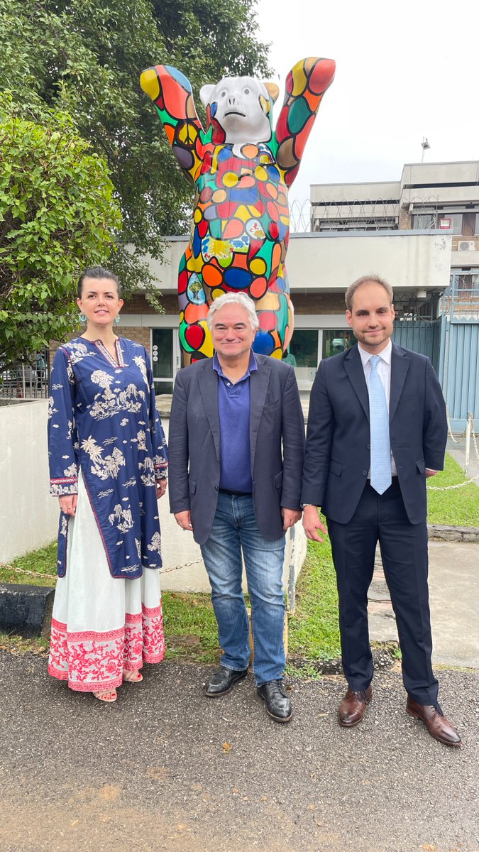 Time has flown by! It's already been 3️⃣ years since my colleague Dorota joined us in #Islamabad. As she moves on, we welcome Jan to our Communications &amp; Culture team. Wishing Dorota all the best, and a warm welcome to Jan! Jan enjoys food a lot. What 🇵🇰 food should he try first?