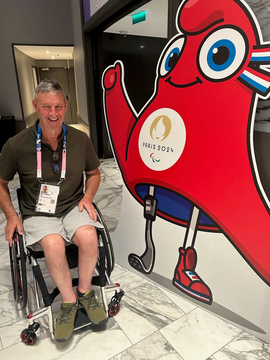 Martin Mansell former Paralympic Swimmer and owner of Floatsation.com arrives in Paris as a guest of the International Paralympic Committee (IPC) to give out medals at Paris 2024 Paralympics🏊‍♂️

Floatsation is a unique floating/swim aid for all abilities.