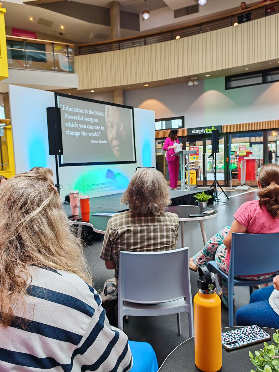Martha Chihera π (@musonzaholman) on Twitter photo Lovely welcome speech from our own college principal <a href="/SmjamesJames/">Sharon James ( She/Her)</a> <a href="/CAVC/">Cardiff and Vale College | Coleg Caerdydd aβr Fro</a>
Yes I do strongly agree that education is one of the most powerful weapons which we can use to change the world. #proudteachermoments Lovely welcome speech from our own college principal <a href="/SmjamesJames/">Sharon James ( She/Her)</a> <a href="/CAVC/">Cardiff and Vale College | Coleg Caerdydd aβr Fro</a>
Yes I do strongly agree that education is one of the most powerful weapons which we can use to change the world. #proudteachermoments