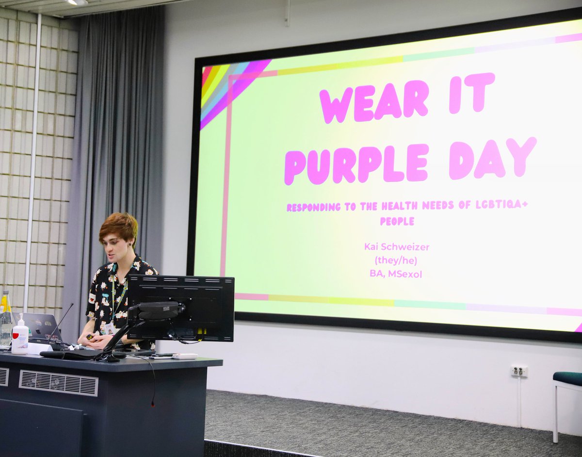 Thank you to the WA Department of Health for the opportunity to speak at their Wear It Purple event. 🏳️‍🌈🏳️‍⚧️