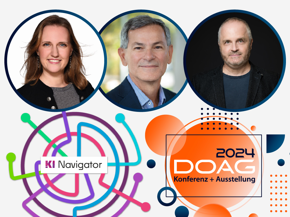 DOAG e.V. (@doagev) on Twitter photo Viviane Albert, Ömer Atiker und Juan Loaiza (<a href="/jrloaizam/">Juan Loaiza</a>) – drei Persönlichkeiten, drei Keynotes. Wir stellen euch die Keynotes und Speaker der #DOAG2024 und der #KINavigator vor. scomp.ly/galEO0v Viviane Albert, Ömer Atiker und Juan Loaiza (<a href="/jrloaizam/">Juan Loaiza</a>) – drei Persönlichkeiten, drei Keynotes. Wir stellen euch die Keynotes und Speaker der #DOAG2024 und der #KINavigator vor. scomp.ly/galEO0v