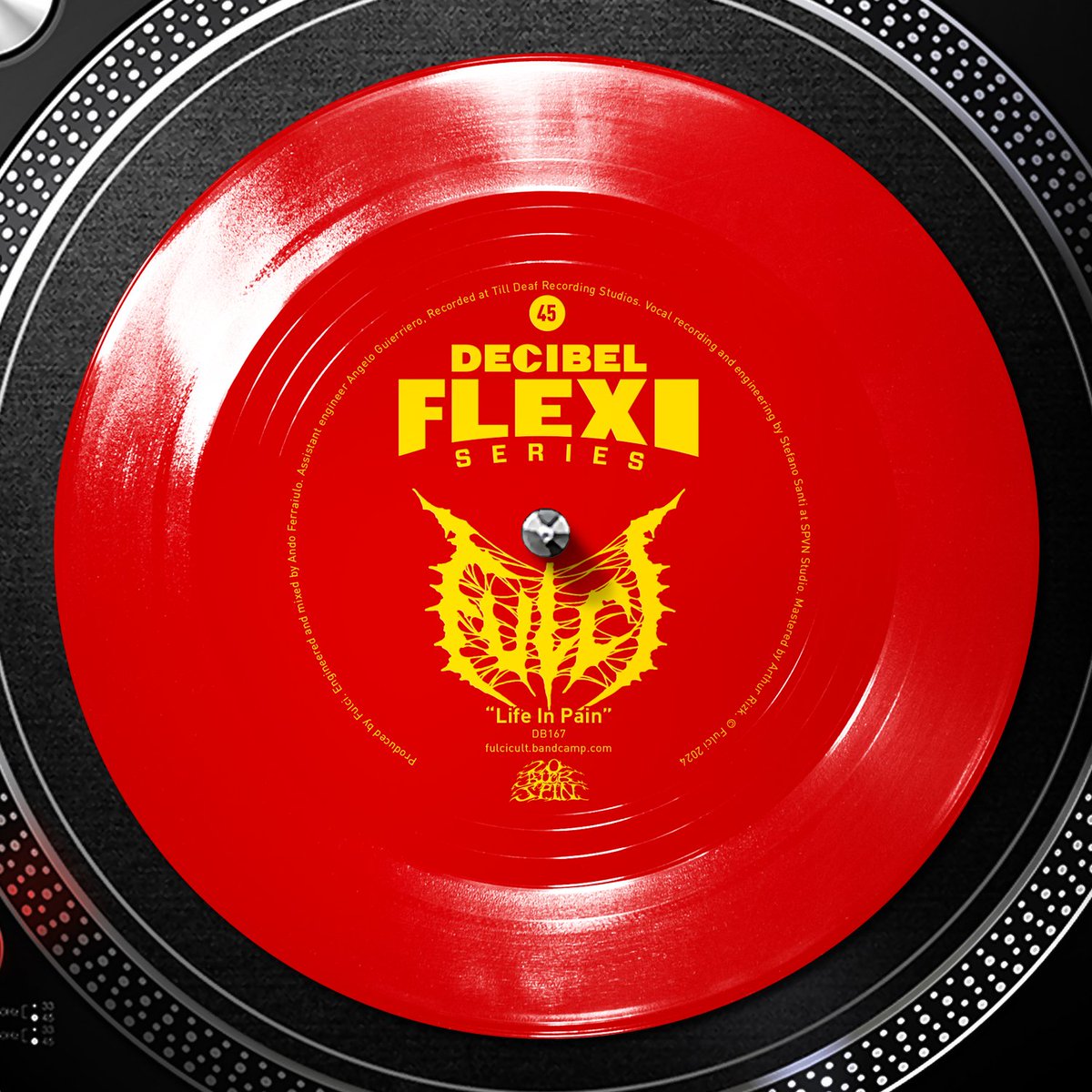 .<a href="/Fulcicult/">Fulci</a> to release exclusive new track, “Life in Pain,” via the Decibel Flexi Series. Get your deluxe Decibel subscription by Wednesday, September 4 at noon ET to secure a copy! decibelmagazine.com/2024/08/29/ful… #fulci #deathmetal #flexidisc