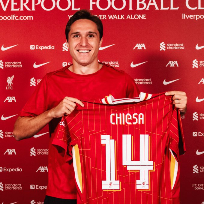 mercatosphera's tweet photo. 🇬🇧 El #Liverpool ha fichado al extremo italiano Federico Chiesa (26 | #Juventus) por 12.000.000 € + 3M€ bonus. Firma hasta junio de 2028. https://t.co/aHsiSOGAHL