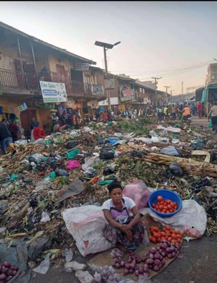 A picture taken on August 26,2024 around streets of Kampala! Plastic bags contributes much in the waste generated around the city but there’s still minimum efforts to effectively manage. This very plastics has impacted much more negatively to our environment #plasticrecycle