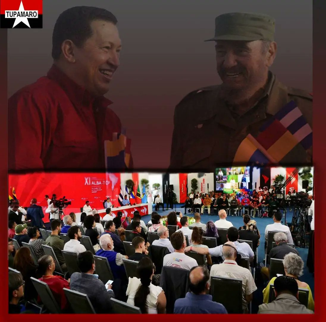 🔴⚫️ A Hugo Chávez y a Fidel Castro les debemos cada avance que hemos tenido como nación, gracias a la creación del ALBA-TCP y con la integración de los países que hoy en día, seguimos defendiendo el principio de esta alianza fundamentada en el ideario de Bolívar y de Martí.