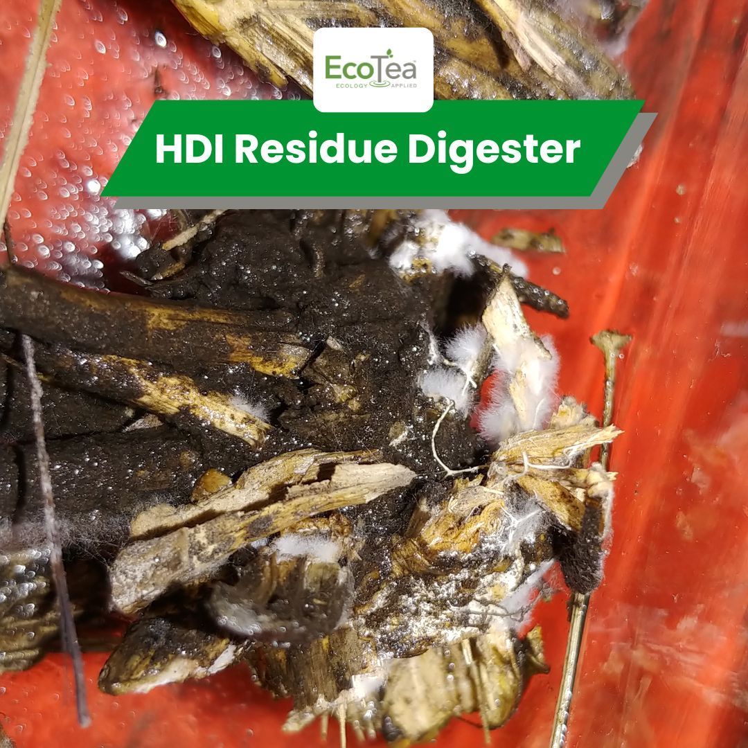 Our targeted EcoTea HDI Residue Digester formula provides a fusion of bacterial and critical fungal decomposition that extends the effective window for use into cooler temperatures! This provides exceptional value to soil quality and next seasons crops.

EcoTea.ca