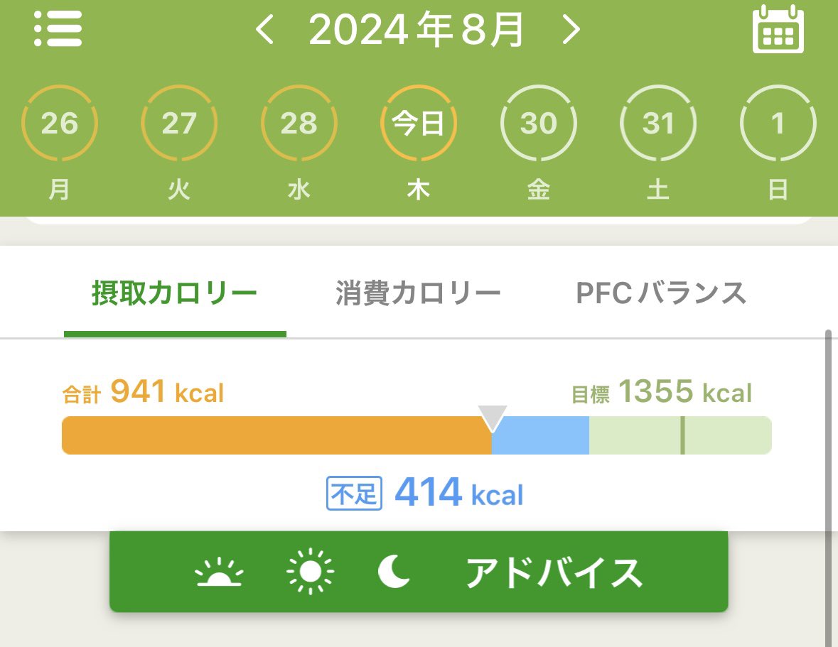 minamiUDED's tweet photo. 先週末はガッツリ食べる食事もあったけど、その1食だけにしたらキープできた🙆‍♀️
8/26,27,28,29。
28(水)はランニング🏃
ちょっと食べすぎてる。 https://t.co/nywUdDLdNX