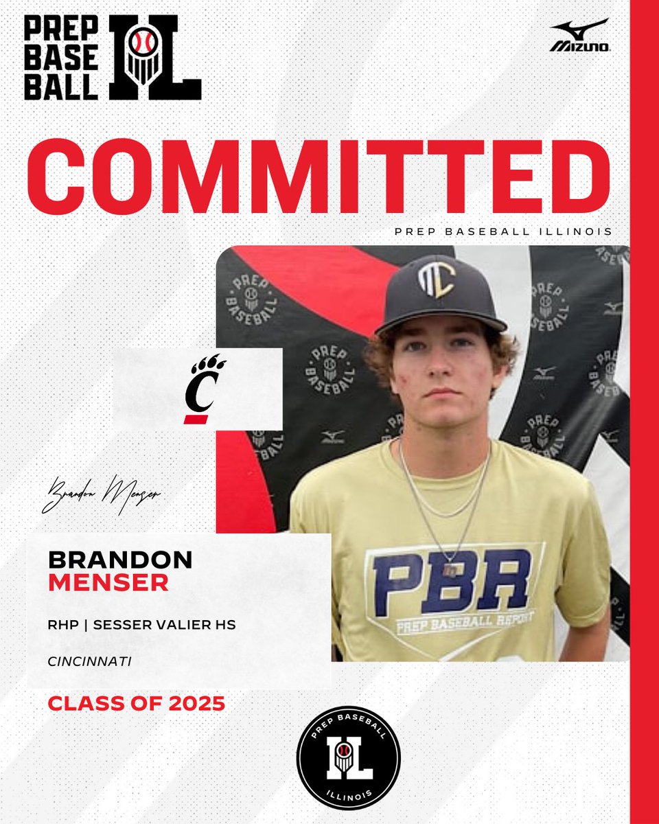 RHP Brandon Menser (Sesser Valier, 2025) commits to Cincinnati.

Menser, now ranked No. 10 in the state, was the #ILStateGames Most Valuable Pitcher.

(<a href="/GoBearcatsBASE/">Cincinnati Baseball</a> | <a href="/svdevilsports/">Sesser-Valier Red Devils</a>)

#ILStateGamesCommit

👤: loom.ly/VRvh-dQ