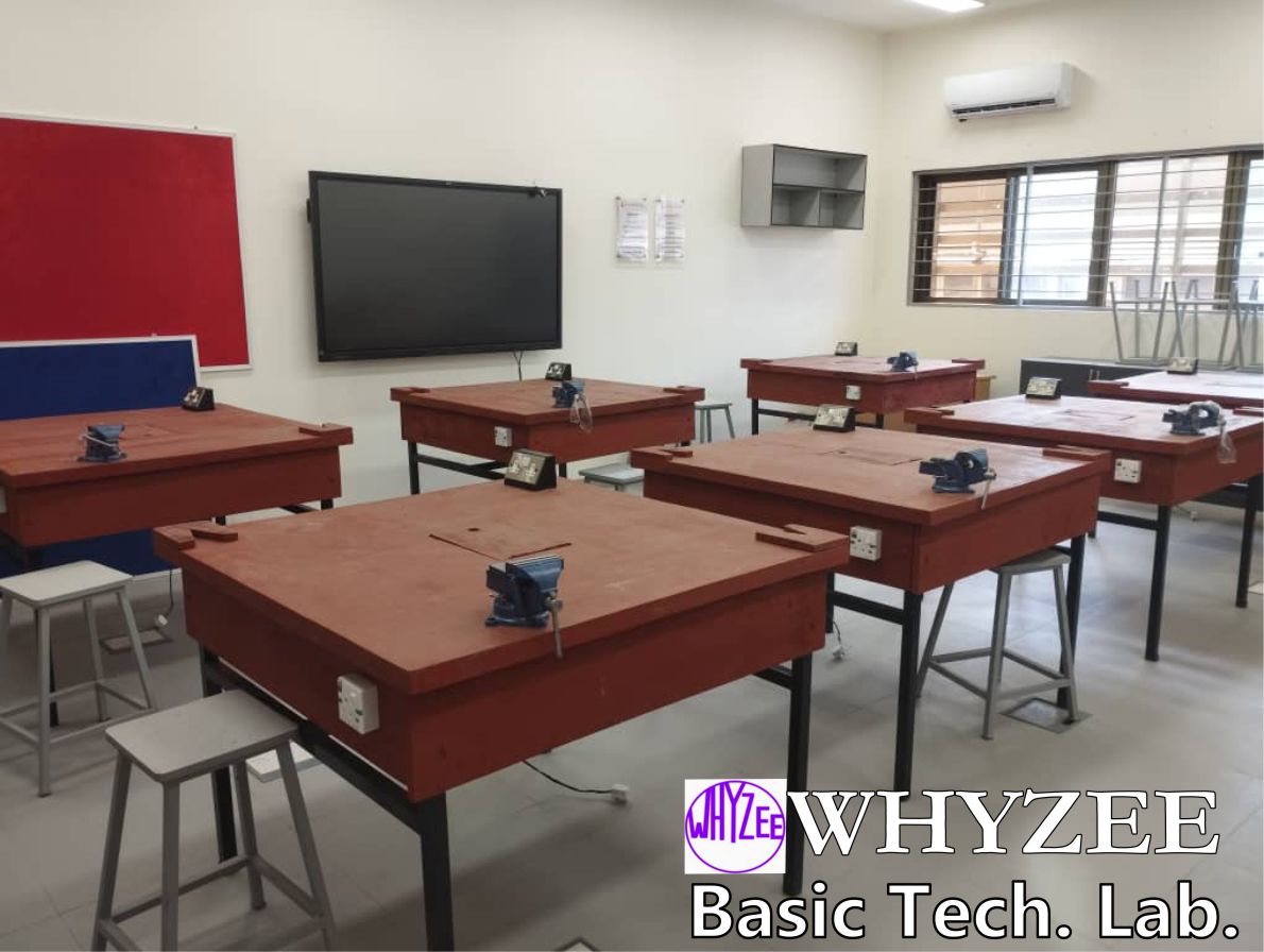 Whyzeenigeria's tweet image. Check out the Basic Technology Lab from Whyzee Nigeria Limited! Ideal for schools, this facility provides hands-on experience in essential technology skills.
Contact us for lab Furniture & fittings: info@whyzee.com.ng, 08035514153, 07042686855.
#BasicTech #Education #Nigeria