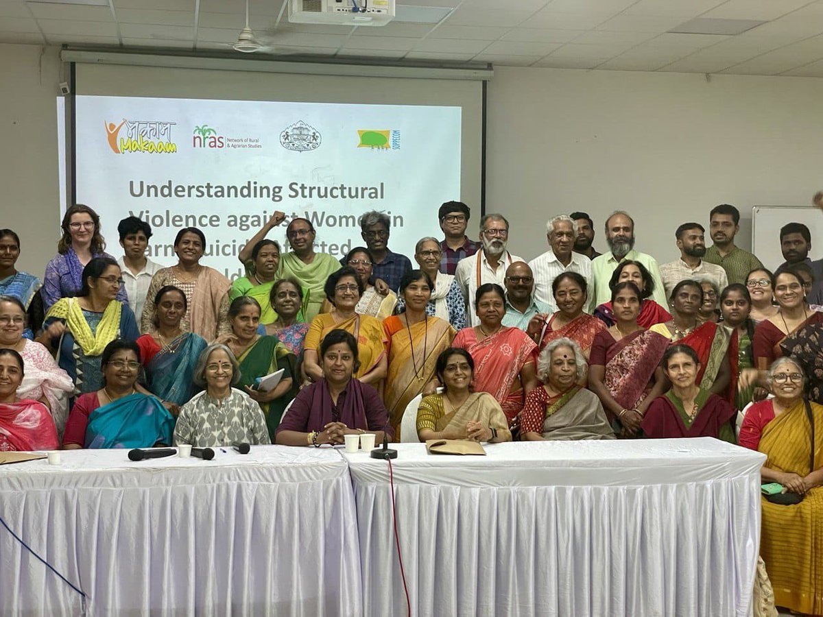 KotaNeelima's tweet image. Structural violence against women is normalised and invisible. At University of Pune today, presented my research on methodologies for study of rural distress and widows of #FarmerSuicides.