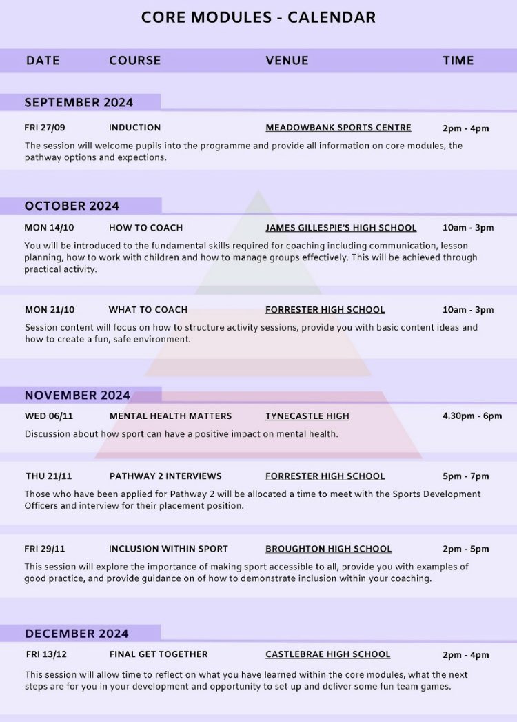 The Inspire Programme
 Applications open to ALL S4-S6 Trinity Academy Pupils, we have 4 spaces on this new Leadership programme, see below for the details. Applications via the link below by Friday 13th September.  Any questions then please get in touch.
 forms.office.com/e/pnUJVv6MWW
