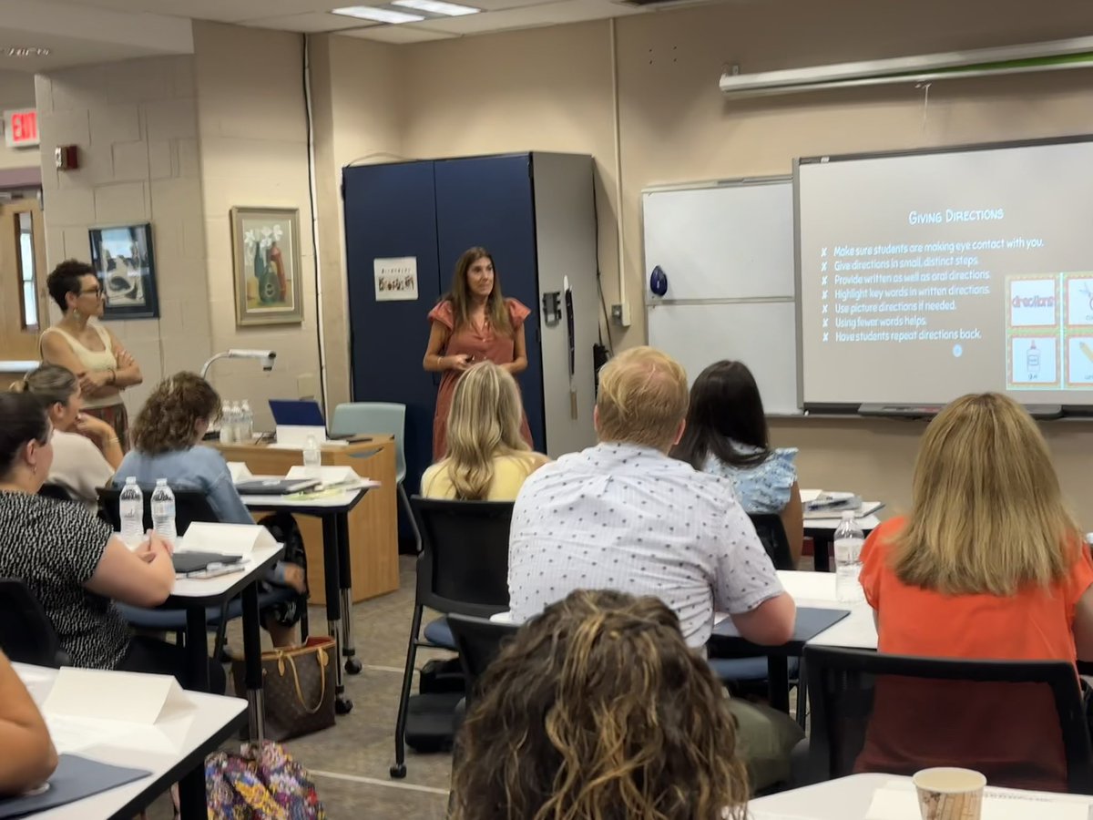 So grateful to Ms. Bernstein and Ms. Rogic for their presentation on Special Education to our newest staff at New Teacher Orientation, Day 3! <a href="/FranklinLakesPS/">FLPS</a>