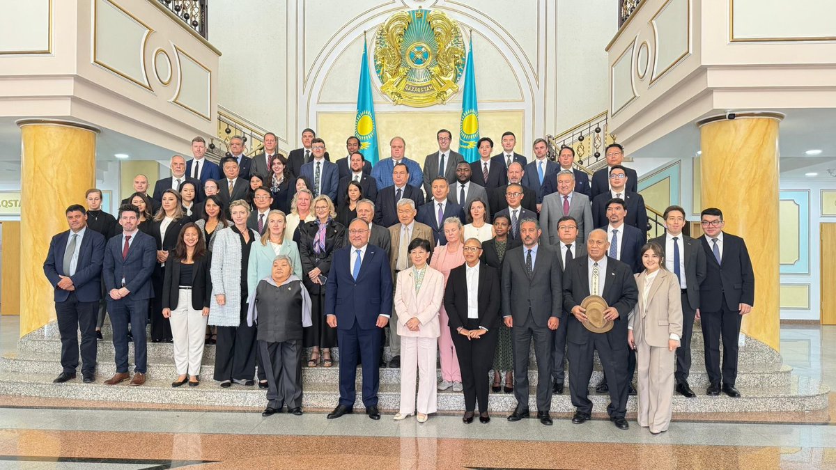 Ryan A. Musto (@ryanamusto) on Twitter photo It was a privilege to participate in the workshop on nuclear weapon free zones (NWFZs) hosted by <a href="/UN_Disarmament/">UN Office for Disarmament Affairs</a> <a href="/MFA_KZ/">MFA Kazakhstan 🇰🇿</a> <a href="/DisarmKaz/">Kazakhstan Disarmament</a> in Astana this week. We looked to foster cooperation and consultation amongst NWFZs, and to strengthen regional denuclearization more broadly. It was a privilege to participate in the workshop on nuclear weapon free zones (NWFZs) hosted by <a href="/UN_Disarmament/">UN Office for Disarmament Affairs</a> <a href="/MFA_KZ/">MFA Kazakhstan 🇰🇿</a> <a href="/DisarmKaz/">Kazakhstan Disarmament</a> in Astana this week. We looked to foster cooperation and consultation amongst NWFZs, and to strengthen regional denuclearization more broadly.