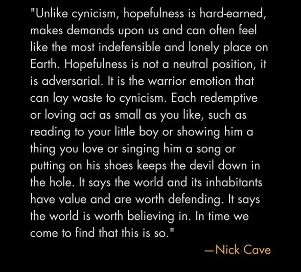 New behavioural science research shows that cynical thinking is a barrier to success at work. Cynicism can bleed workplaces of creativity, openness &amp; morale &amp; negatively impact outcomes. People who succeed at work tend to so by building trusting connections &amp; alliances: the